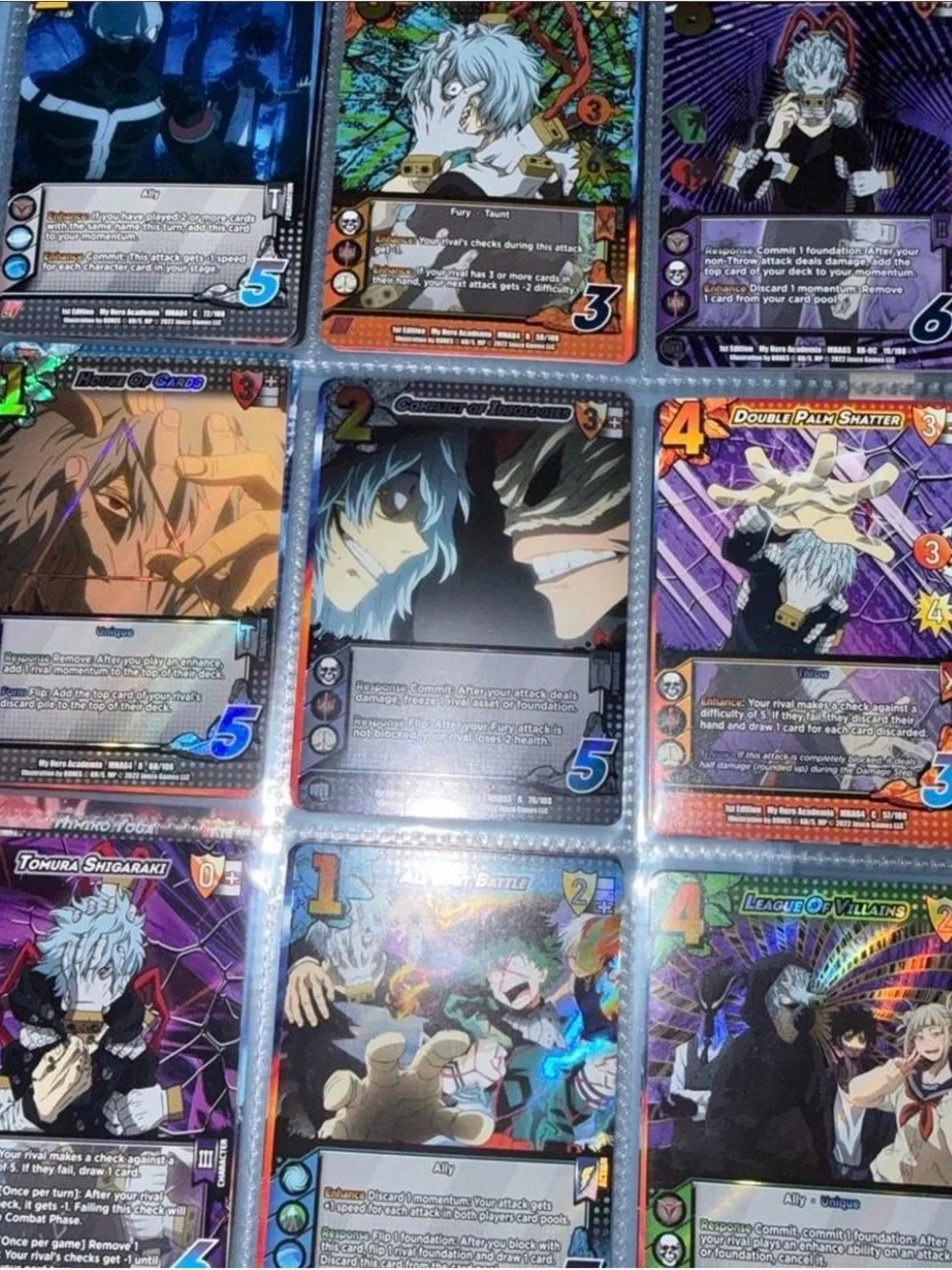Anime Trading Card Game Booster - Mixed Characters (Purple, Multicolor)